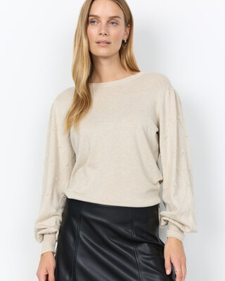 Soyaconcept Trui Dollie 802 - Light Sand Melange