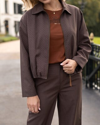 Elvira Collections Jacke Kim - Walnut Dots