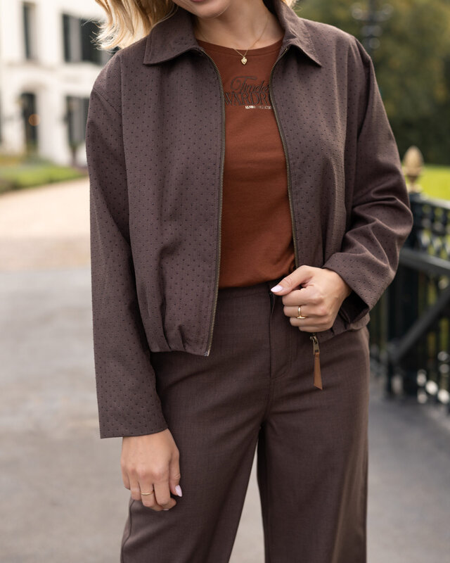 Elvira Collections Jacke Kim - Walnut Dots
