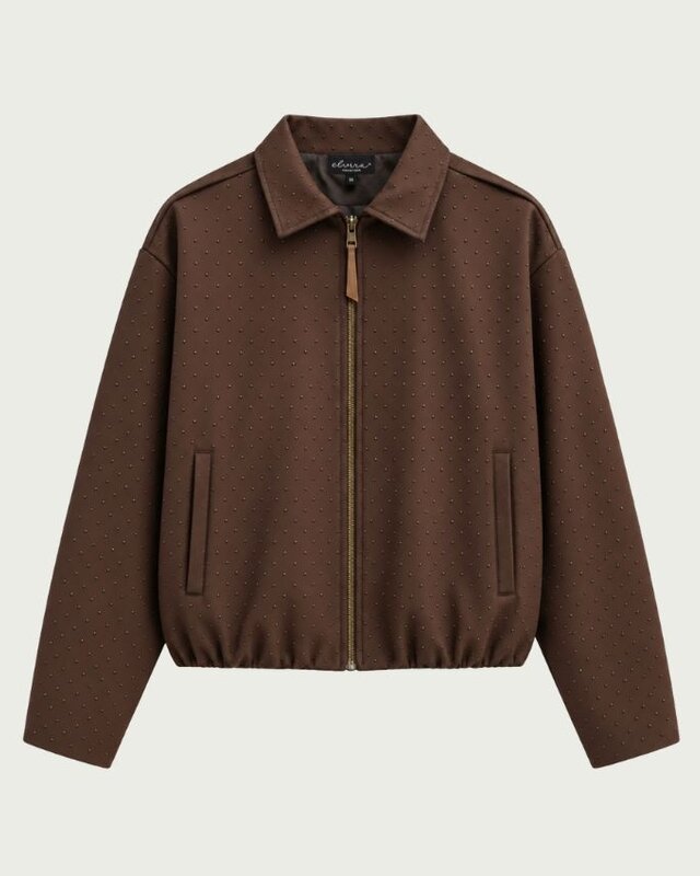 Elvira Collections Jacket Kim - Walnut Dots
