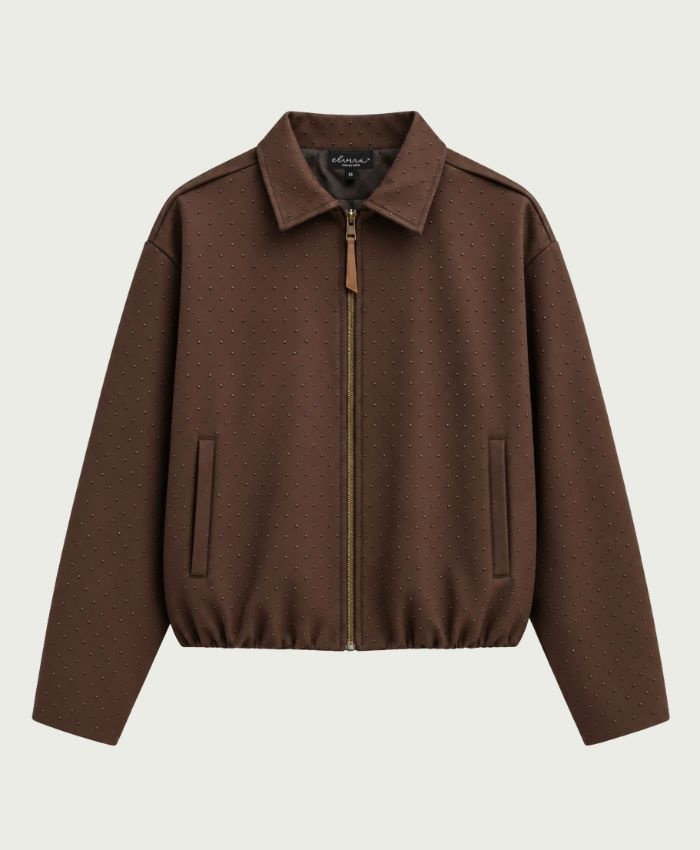 Elvira Collections Jacket Kim - Walnut Dots