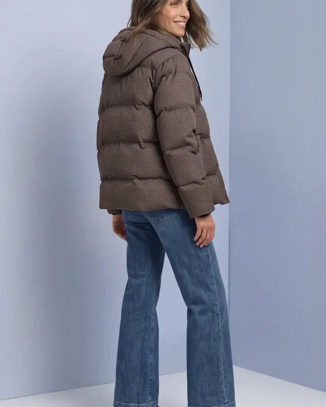 Street One Jas met Capuchon - Auburn Brown