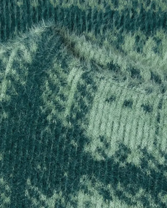 Street One Shirt with Turtleneck - Stormy Green