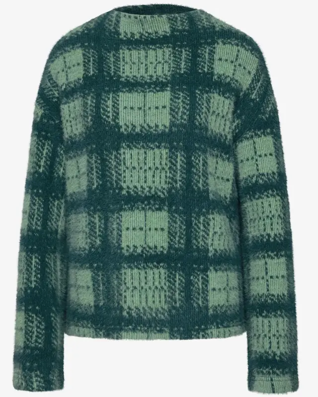 Street One Shirt met Col - Stormy Green