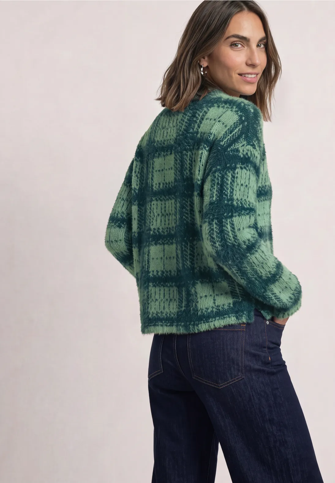 Street One Shirt mit Rollkragen - Stormy Green