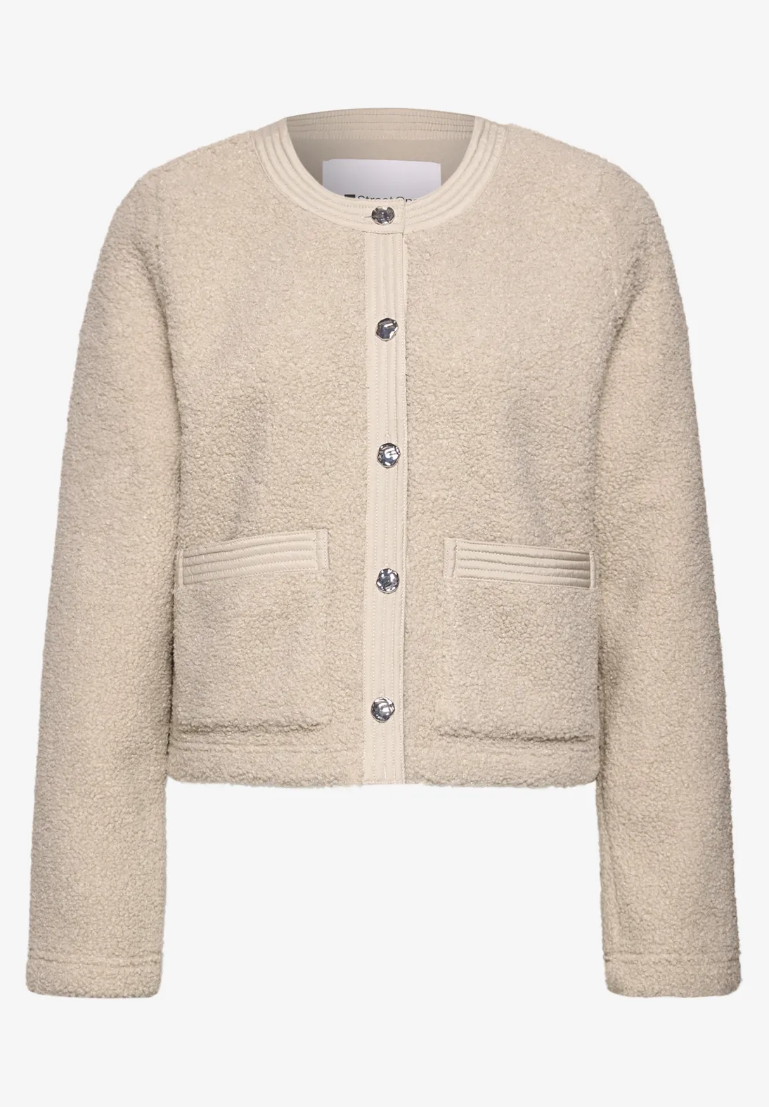 Street One Teddy Jacket - Clay Sand