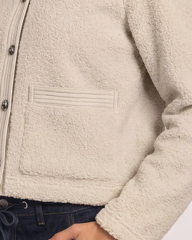 Street One Teddy Jacket - Clay Sand