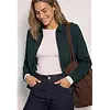 Jacket with Collar - Stormy Green