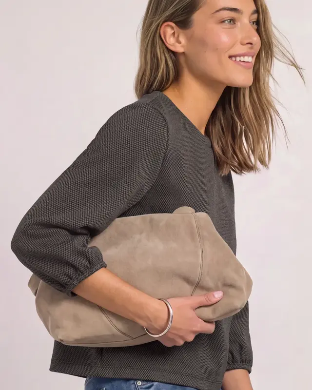 Street One Shirt mit Muster - Light Terra Mocha