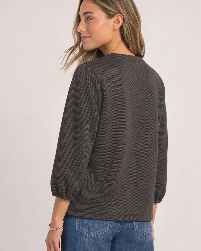 Street One Shirt mit Muster - Light Terra Mocha