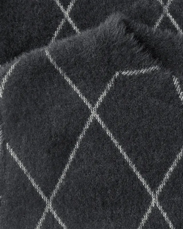 Street One Shirt met Ruit - Armor Grey