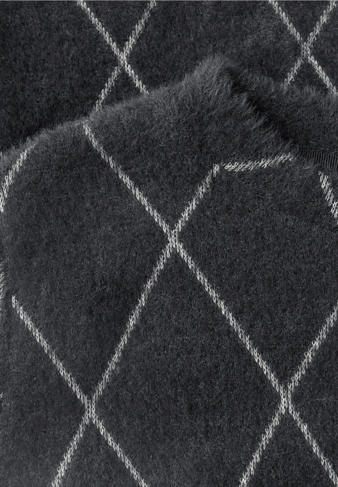 Street One Shirt with Check - Armor Grey