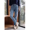 Barrel Jeans Scarlett - Mid Blue Wash