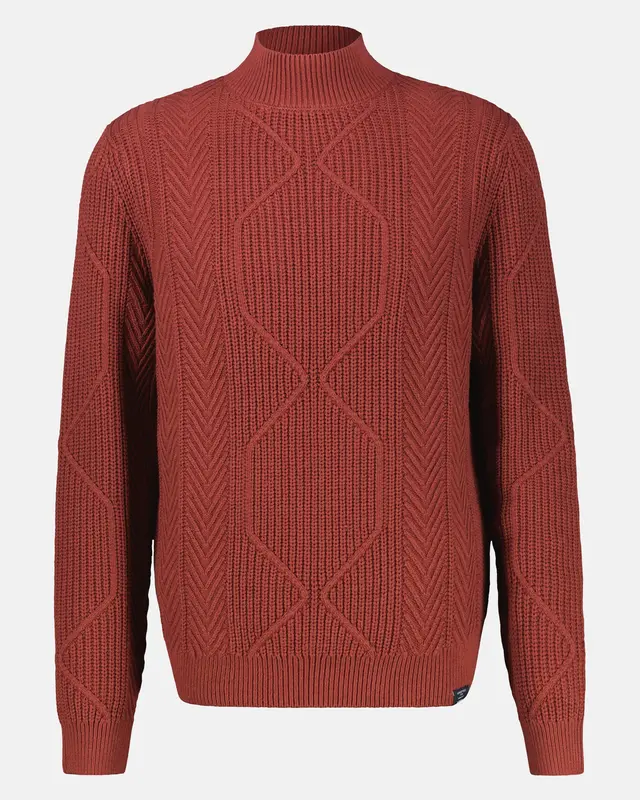 Lerros Turtleneck Jumper - Maroon Red