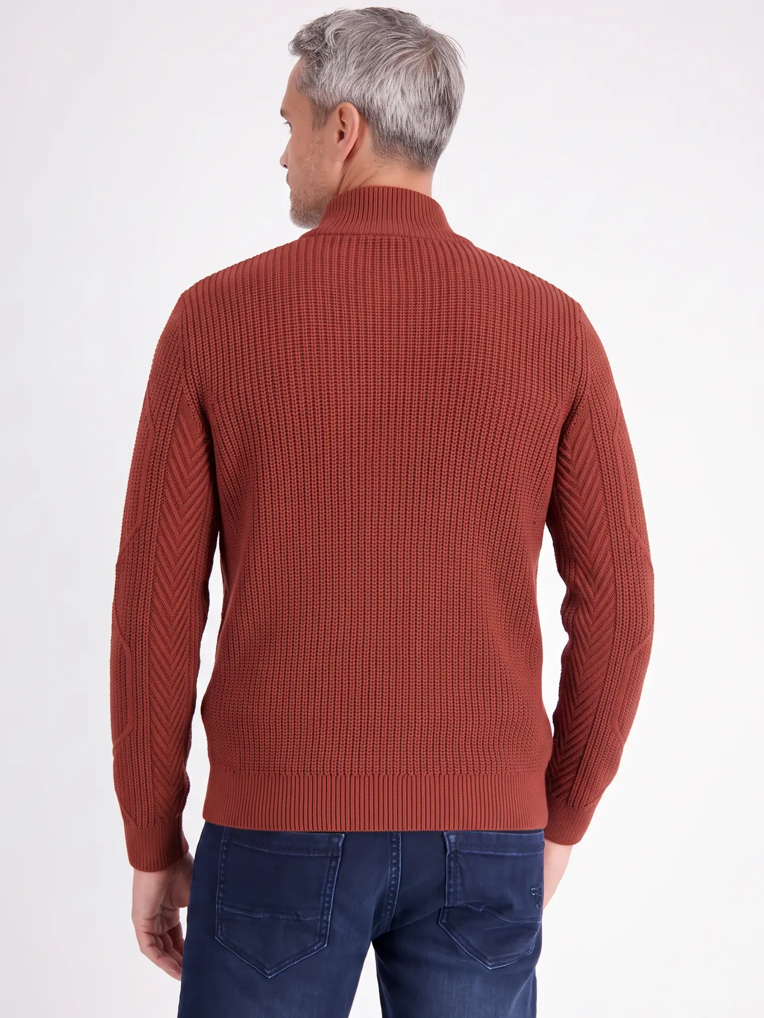 Lerros Rollkragen Pullover - Maroon Red
