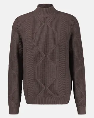 Lerros Turtleneck Jumper - Timber Brown