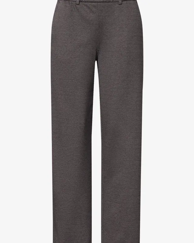 Street One Straight Leg Broek - Light Terra Mocha
