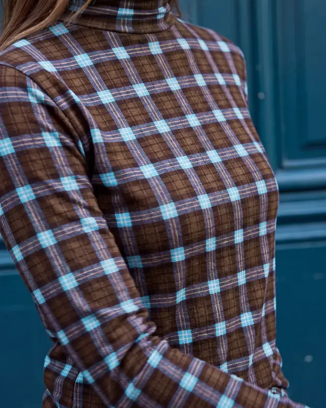 Street One Studio Shirt mit Muster - Loom Blue
