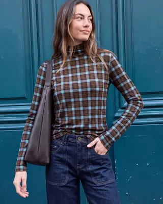 Street One Studio Shirt with Print - Loom Blue