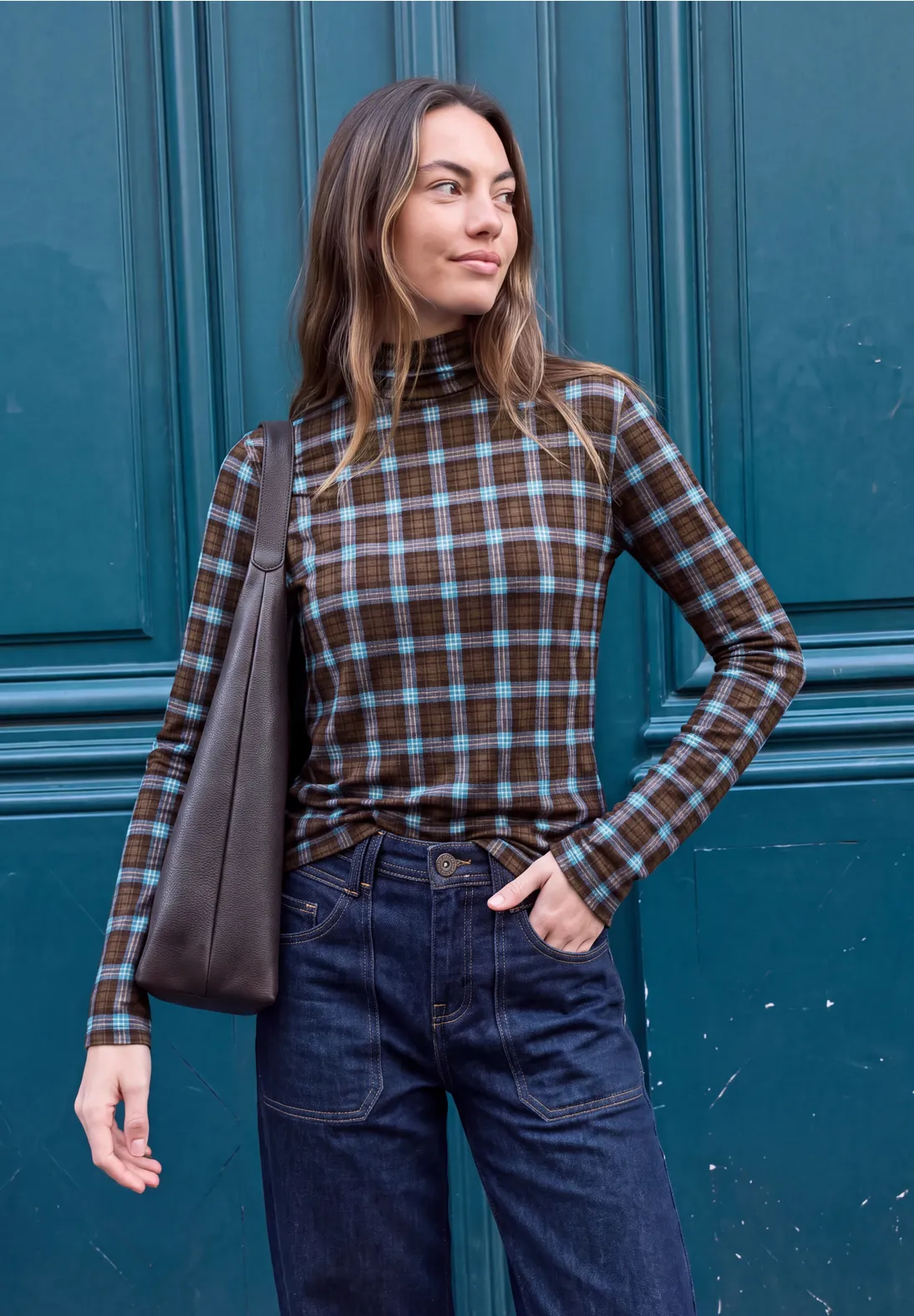 Street One Studio Shirt met Patroon - Loom Blue