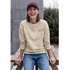 Sweatshirt with Backprint - Pearl Beige
