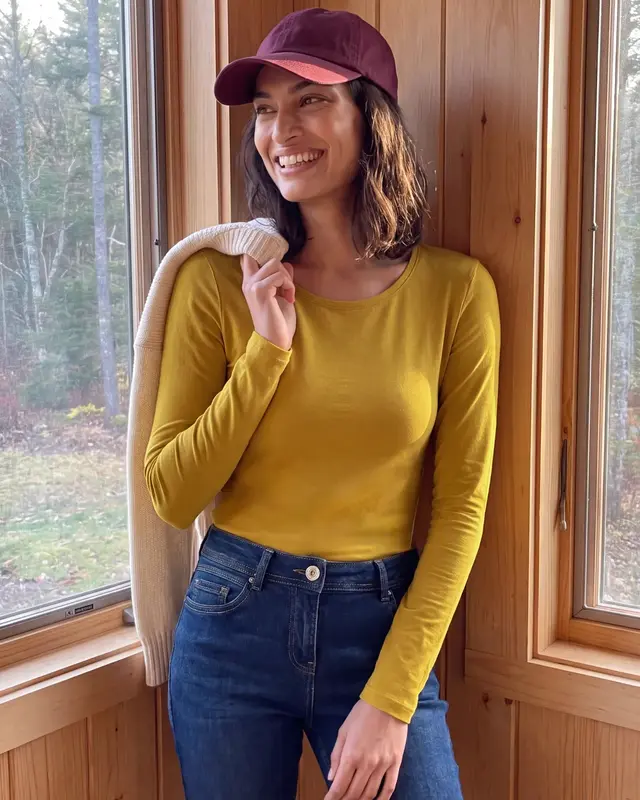 Cecil Basic Shirt Pia - Golden Honey
