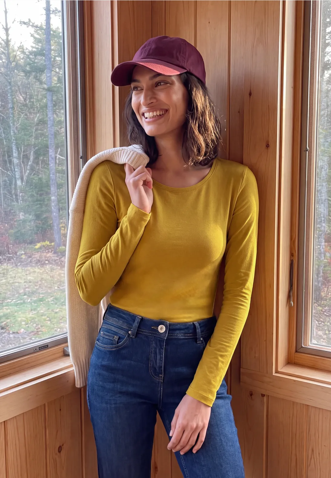 Cecil Basic Shirt Pia - Golden Honey