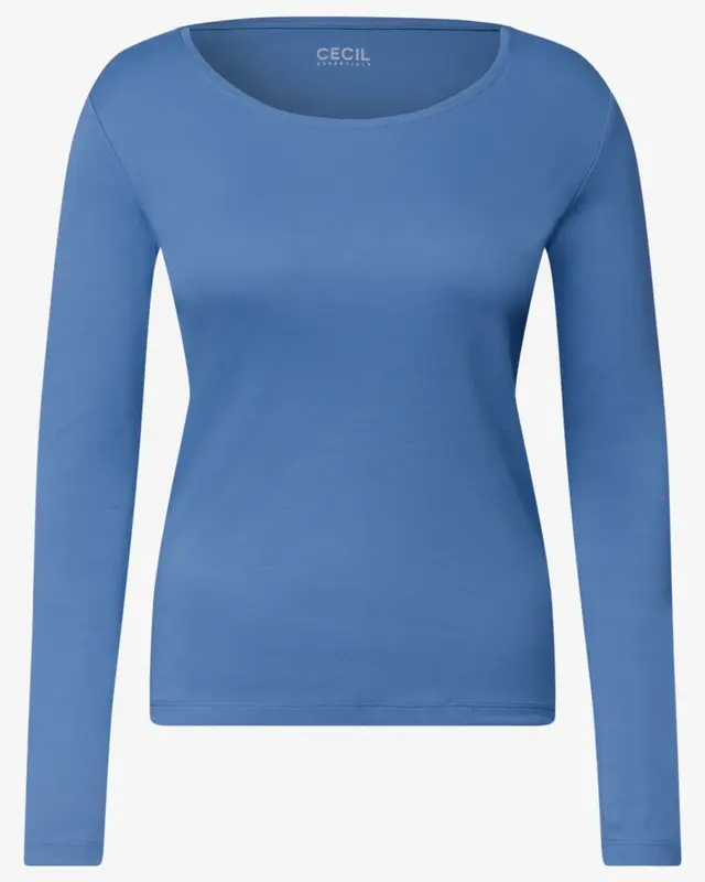 Cecil Basic Shirt Pia - North Blue