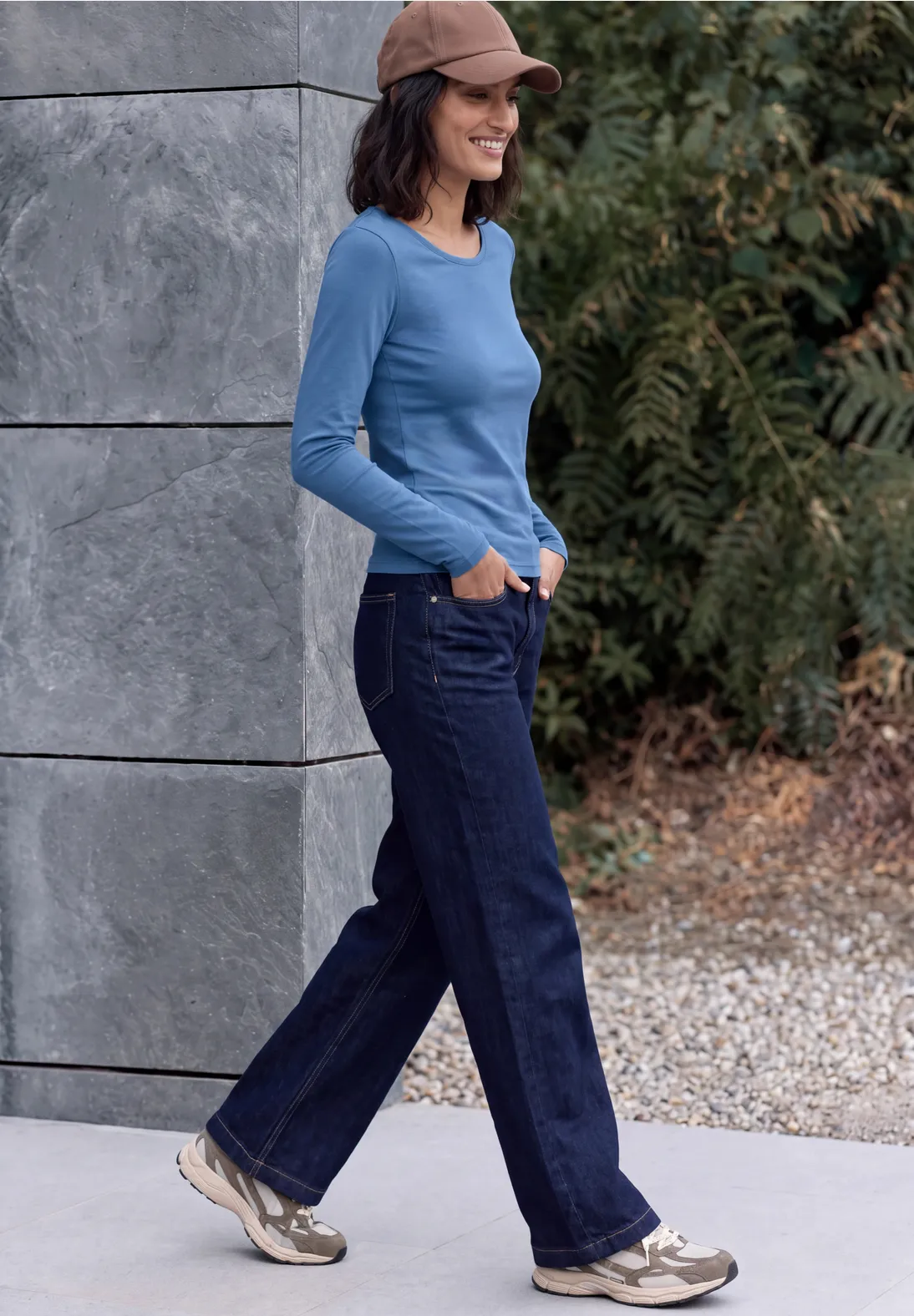 Cecil Basic Shirt Pia - North Blue