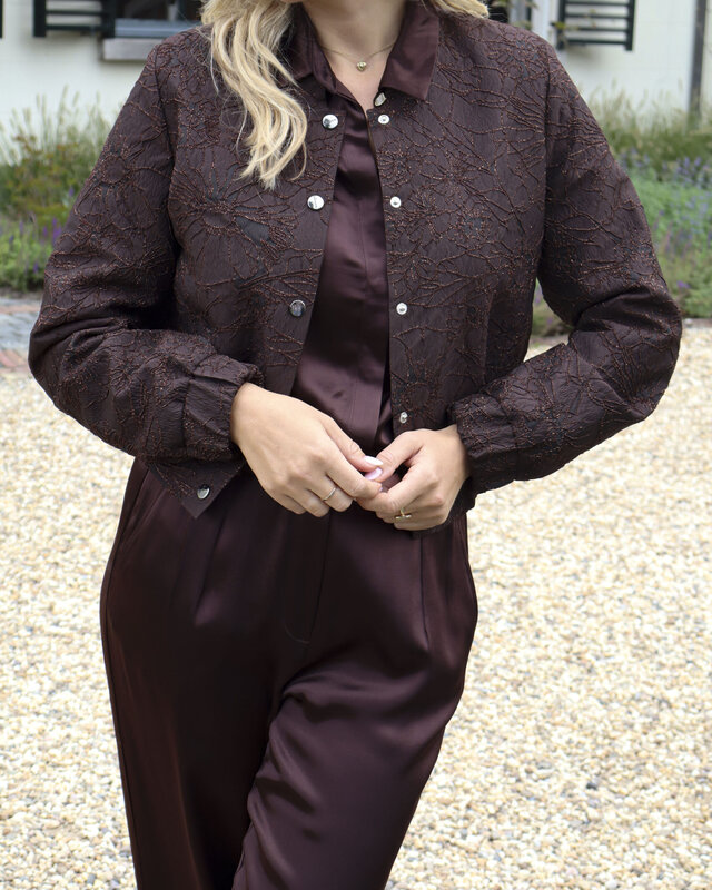 Elvira Collections Bomber Aurora - Flower Walnut
