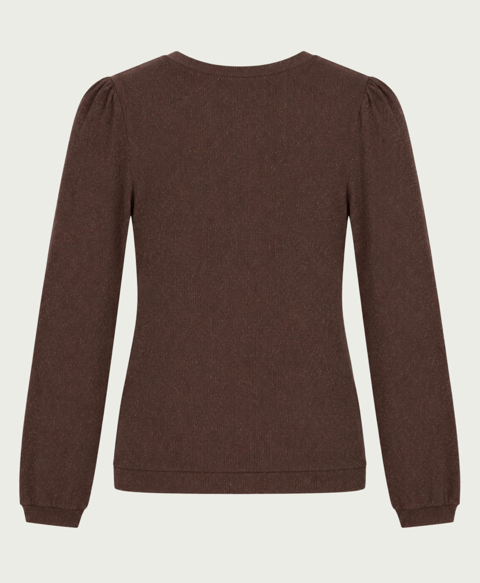 Elvira Collections Glitter Trui Lena - Dark Walnut