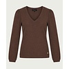 Glitter Trui Lena - Dark Walnut