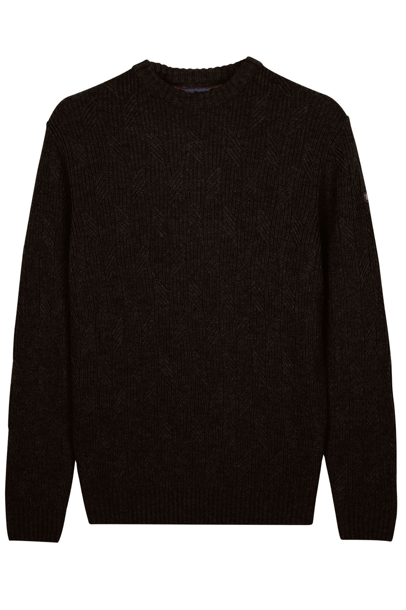 Baileys Pullover mit Wolle - Espresso Brown