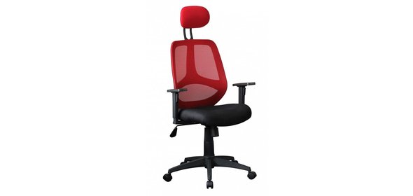 Florenz Bureaustoel Rood Sky Style Florenz Bureaustoel Rood
