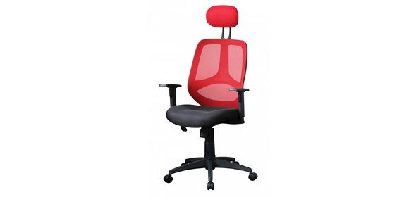 Florenz Bureaustoel Rood Sky Style Florenz Bureaustoel Rood