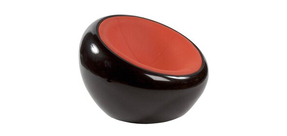 Cordoba Fauteuil Zwart/Rood Bondy Living Cordoba Fauteuil Zwart/Rood