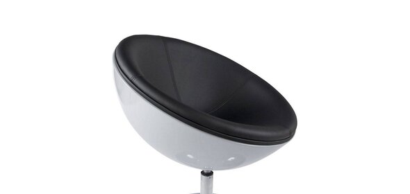 Avaro Fauteuil Wit/Zwart Bondy Living Avaro Fauteuil Wit/Zwart