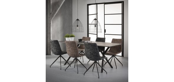 Inn Eetkamerstoel 2 stuks Bruin Davidi Design Inn Eetkamerstoel 2 stuks Bruin