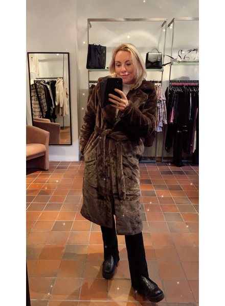 Sofia Faux Fur Coat
