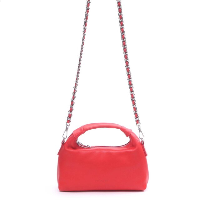 Núnoo Mini Dandy Chain Organic Bag Red