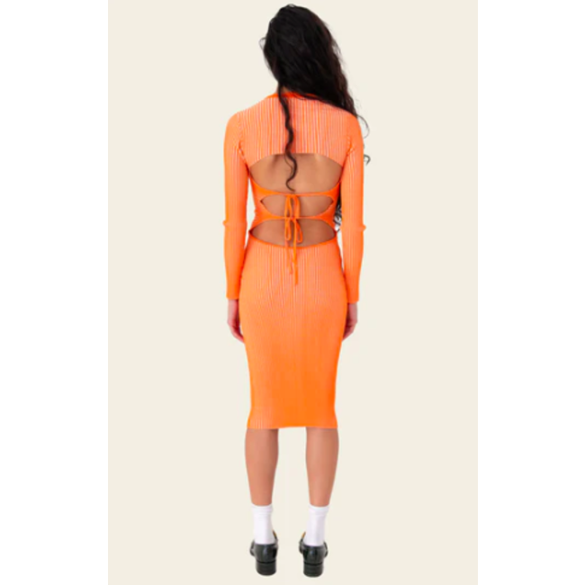 Ophelia Knit Dress Peach