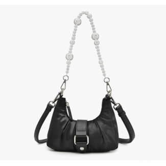 Núnoo Flora Satin Bag Black