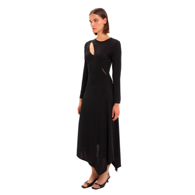 Laagam Winona Black Stretch Dress