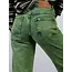 Hosbjerg Leah Acid Denim Pants Lime Green