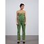 Hosbjerg Leah Acid Denim Top Lime Green