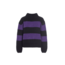 Hosbjerg Lotti Stripe Knit Sweater Black / Purple