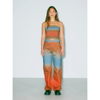 Hosbjerg Mercy Denim Pants Orange Sunset XS