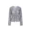 Hosbjerg Madelin Sequin Shirt Silver Grey