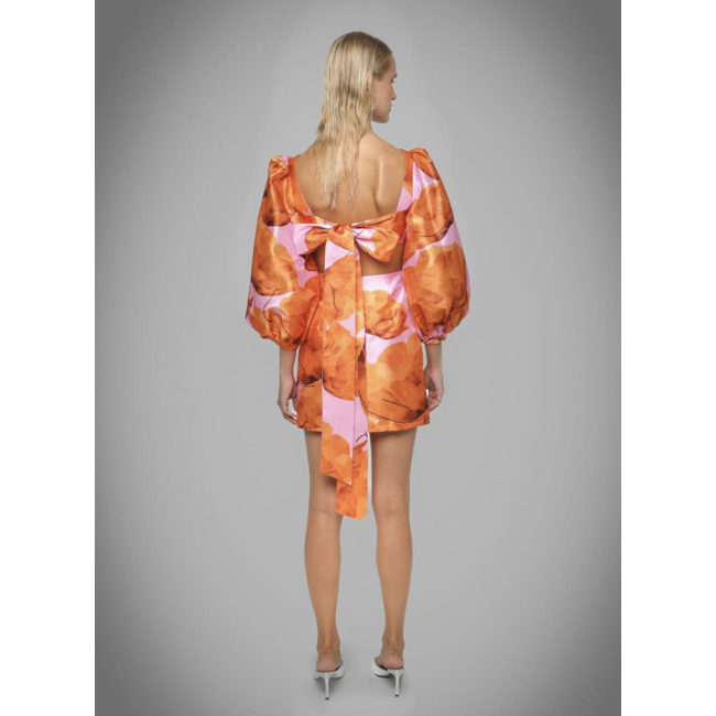 Laagam Liza Fleur Puff Sleeve Dress