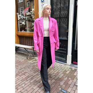 House of Sunny The Studio Overcoat pink